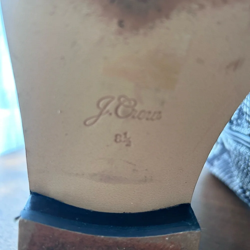 J. Crew Snakeskin Buckled Boots - Picture 7 of 7